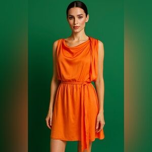 Lanvin, Gatsby Dress, Size M, Orange